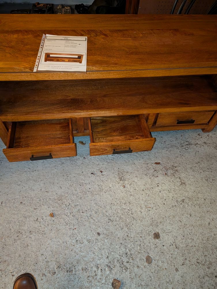 Meuble manguier t�l� 3 tiroirs 225 Le Breuil-en-Auge (14)