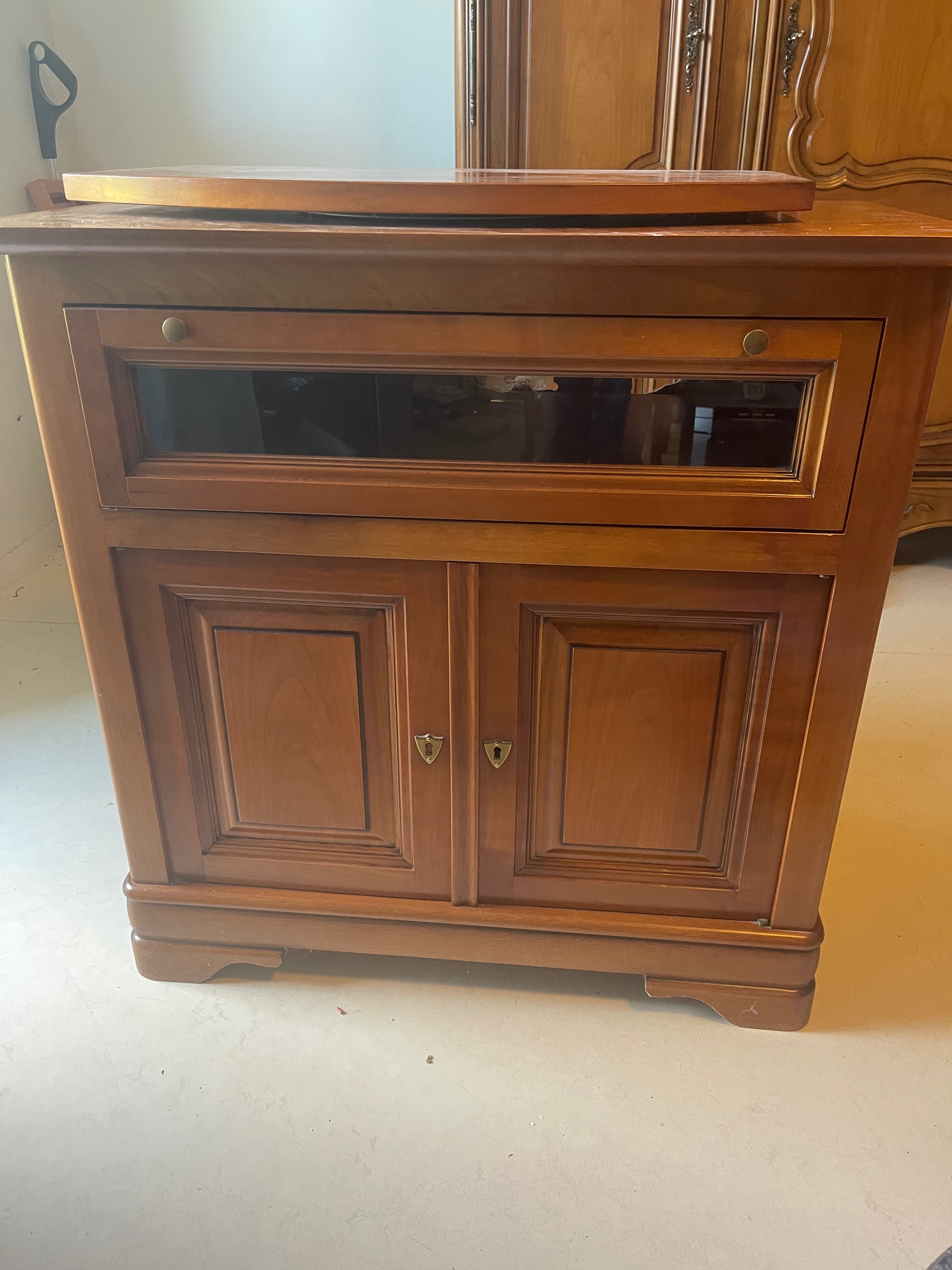 : Meuble TV en merisier ? Qualit� �b�niste 0 Tousson (77)