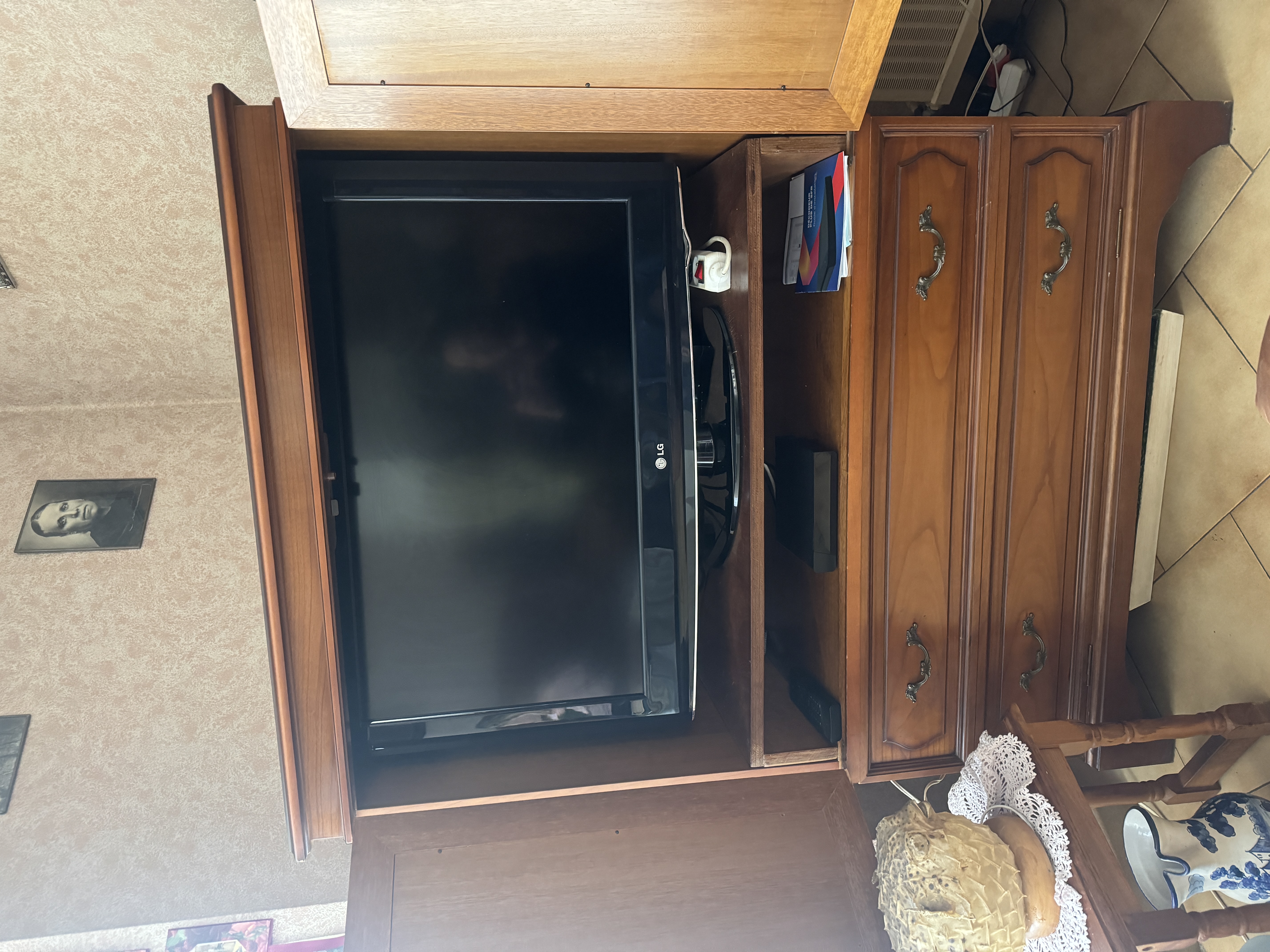 Meuble TV en Merisier - H1,25 x L1,00 x P0,50 150 Rochefort (17)