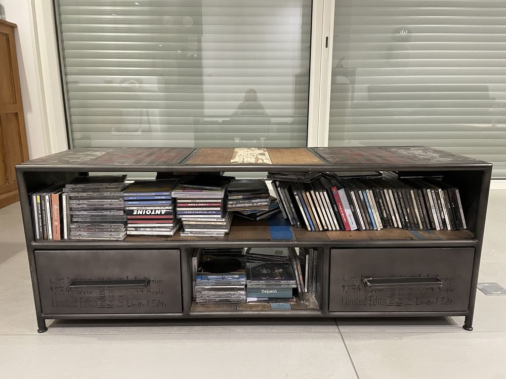 Meuble m�tal bois 120 Cahors (46)