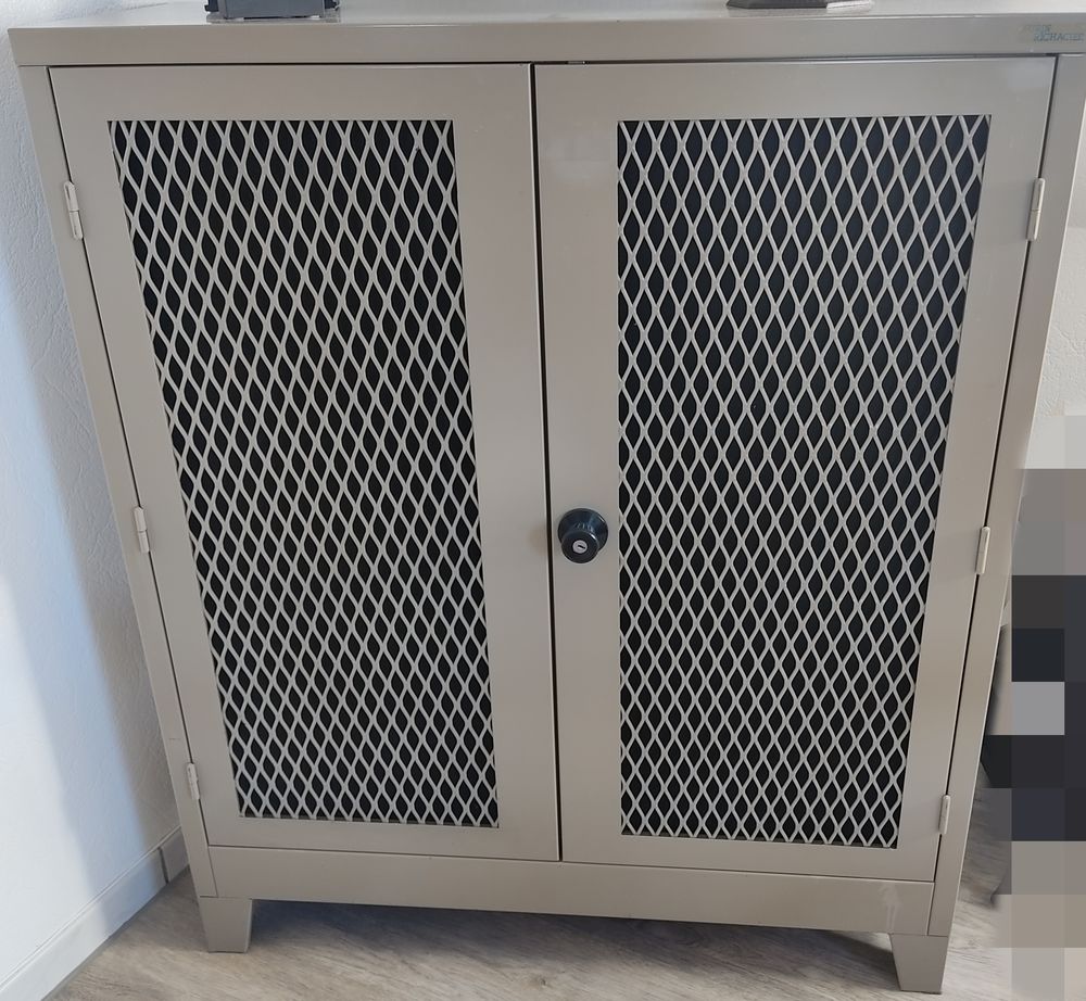 Meuble m�tallique gris 120 Erstein (67)