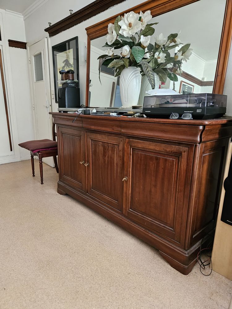 Meuble bas et miroir type louis Philippe 80 Croix (59)