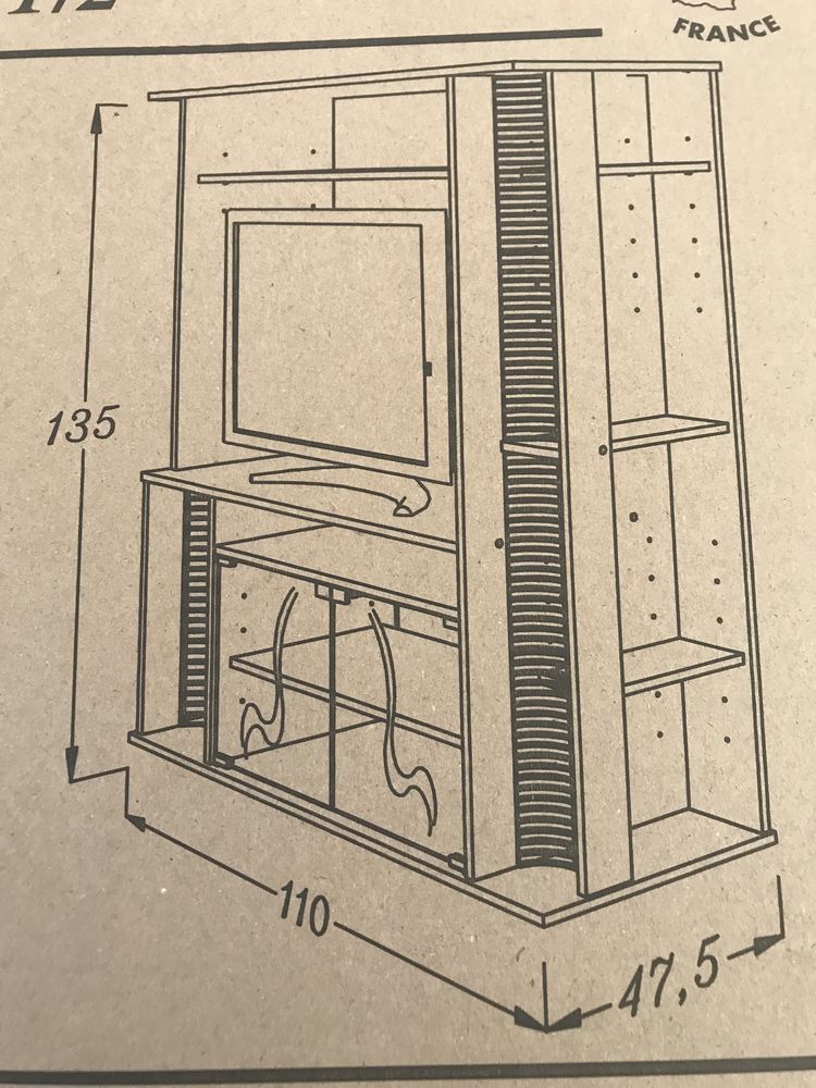 Meuble TV neuf dans son emballage 50 Fendeille (11)