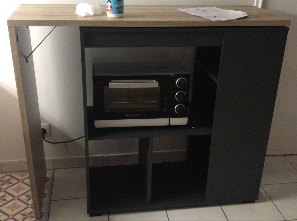 Meuble de bar pivotant avec rangements ? SATURNE 100 Marseille 8 (13)