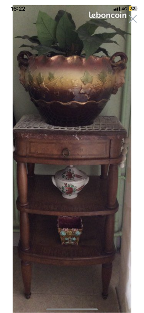 Meuble plaque de marbre et tiroirs 50 Amiens (80)