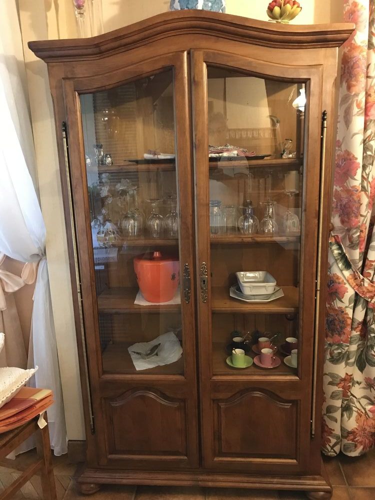 meuble 2 portes vitr�es 90 Sillery (51)
