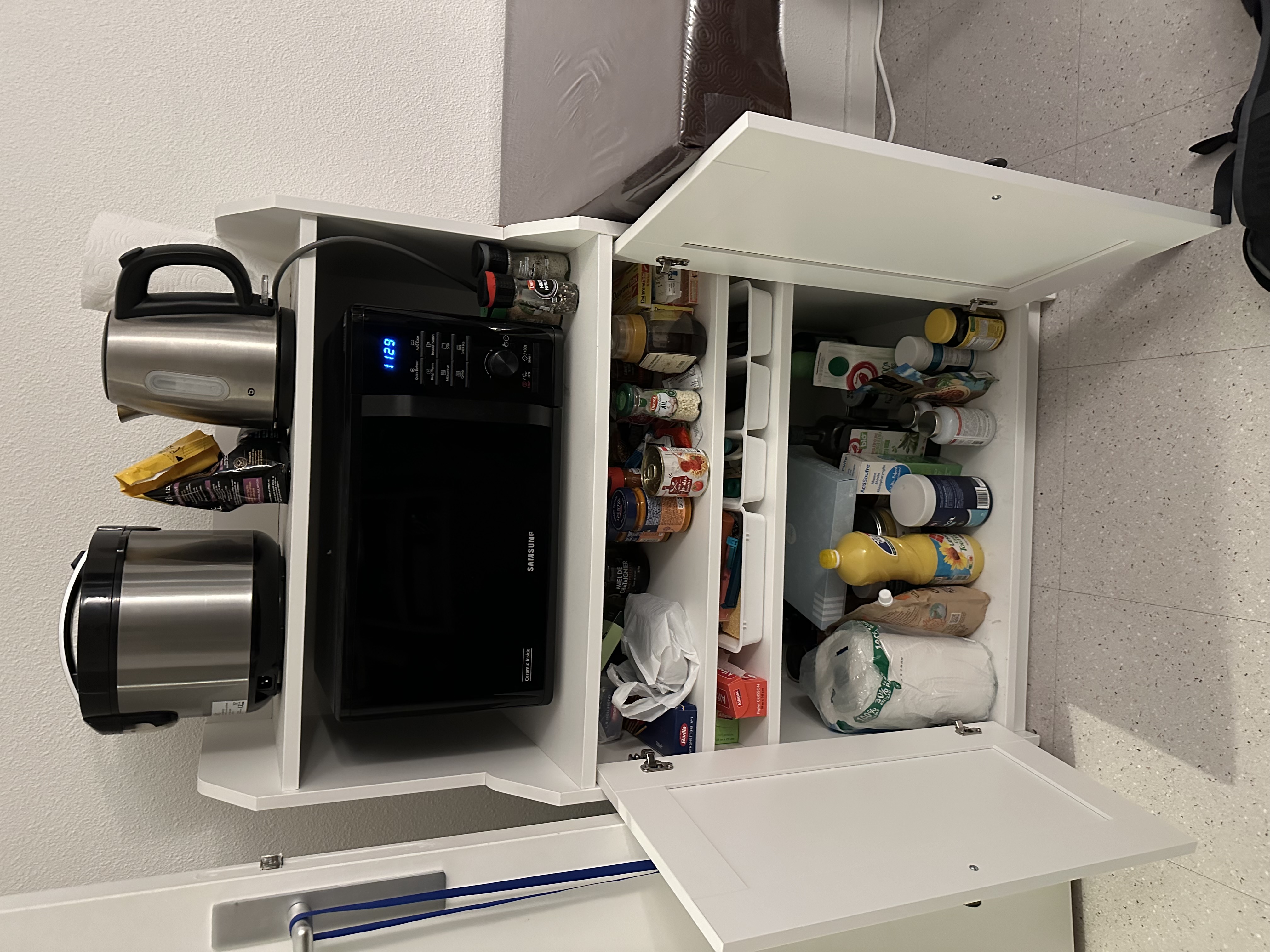 Meuble de rangement blanc avec �tag�re. 80 Cachan (94)