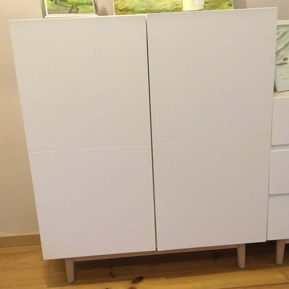 Meuble de rangement blanc � 2 portes 60 Pl�met (22)