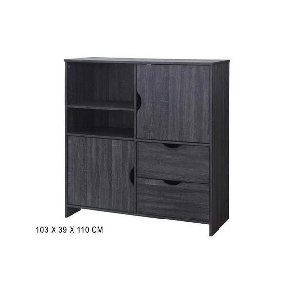 Meuble rangement casiers avec portes 149 Nogent (52)