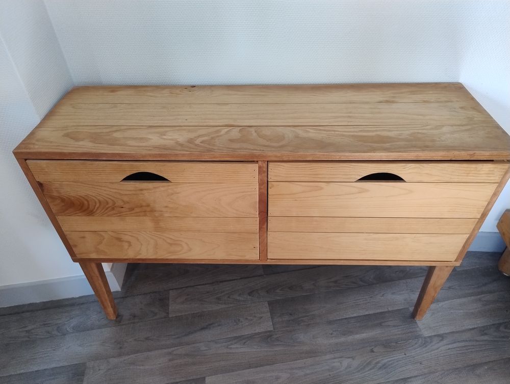 Meuble de rangement deux tiroirs bois plein 40 Rosny-sous-Bois (93)