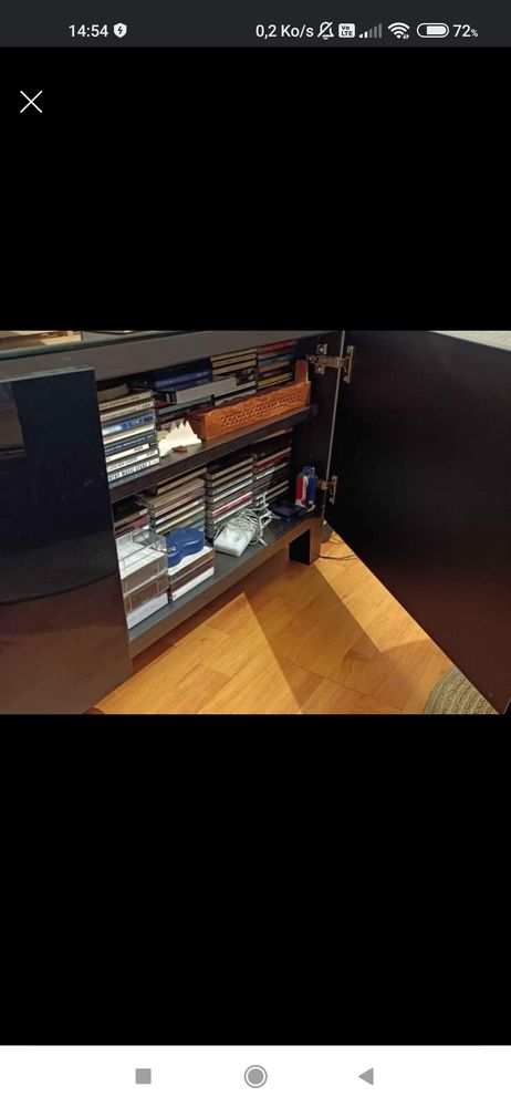 MEUBLE TV OU RANGEMENT NOIR BRUN IKEA 110 Lansargues (34)