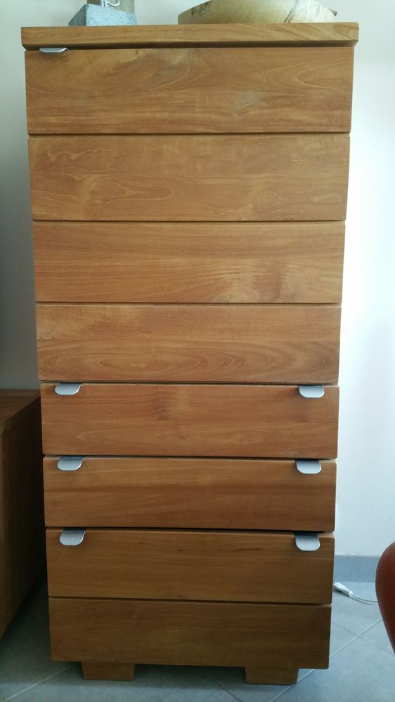 Meuble de rangement en teck massif d'�levage 700 Macau (33)