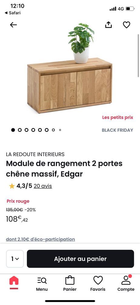 Meuble de rangement 30 Paris 9 (75)