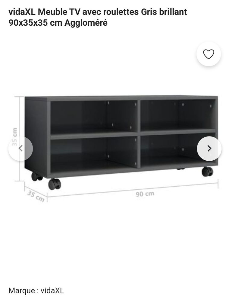 MEUBLE � ROULETTE + LAMPE  AVEC AMPOULE 40 Charleville-M�zi�res (08)