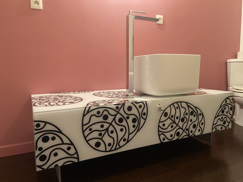 Meuble salle de bain Cogliati s�rigraphi� 1000 Saint-Ouen (93)