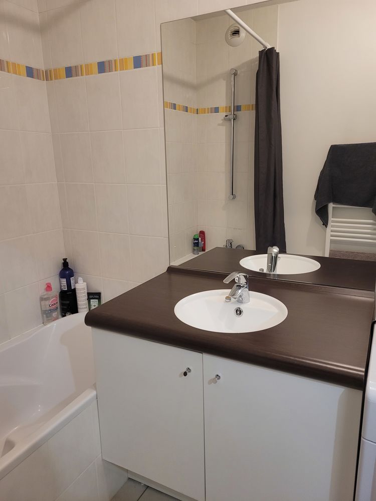 meuble de salle se bain avec sa vasque et son miroir. 30 Ferney-Voltaire (01)