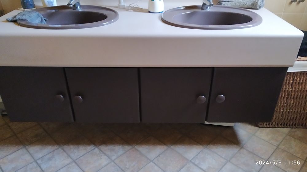 meuble de salle de bain double vasques 90 Berdoues (32)