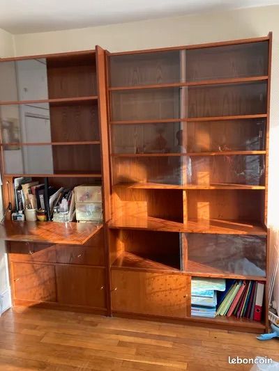 Meuble de salon en merisier massif 500 Paris 16 (75)