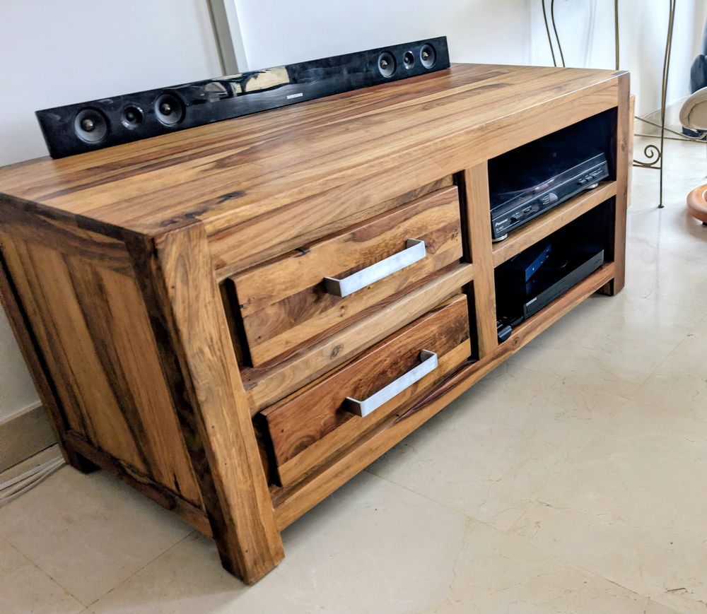 meuble tv en sheesham massif 150 Hy�res (83)