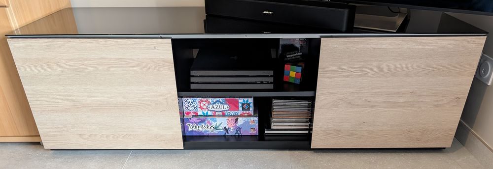 Meuble TV Sonorous en bois et verre (150 x 45 x 45 cm) 95 Tassin-la-Demi-Lune (69)