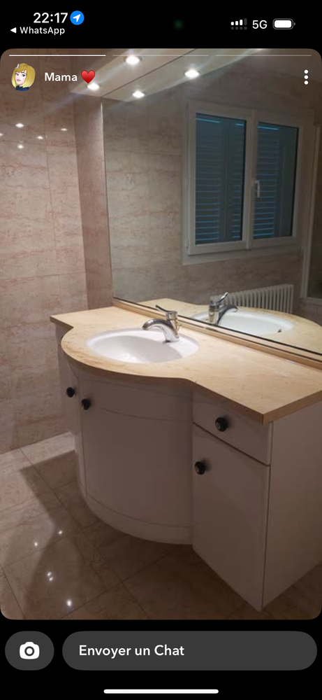 Meuble sous vasque + vasque 120 Jouars-Pontchartrain (78)