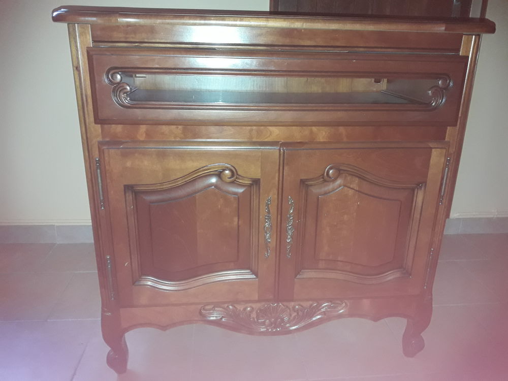 Meuble support de t�l� en merisier avec 1 tiroir coulissant 170 Autun (71)