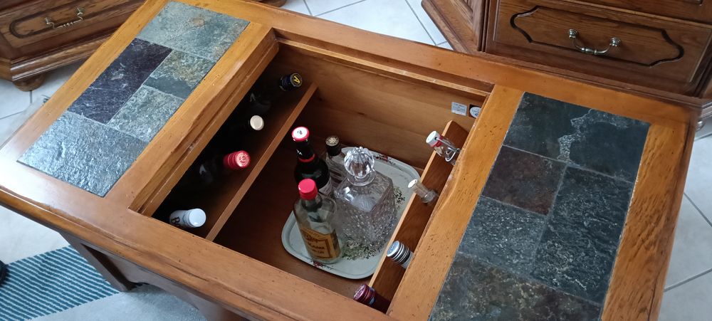 meuble  table de salon chene faisant bar interieur 350 Romorantin-Lanthenay (41)