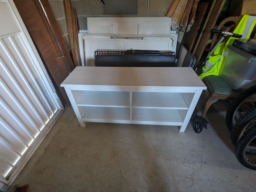 meuble t�l� blanc 120 long 82,5 haut 36 largeur 40 Capdenac-Gare (12)