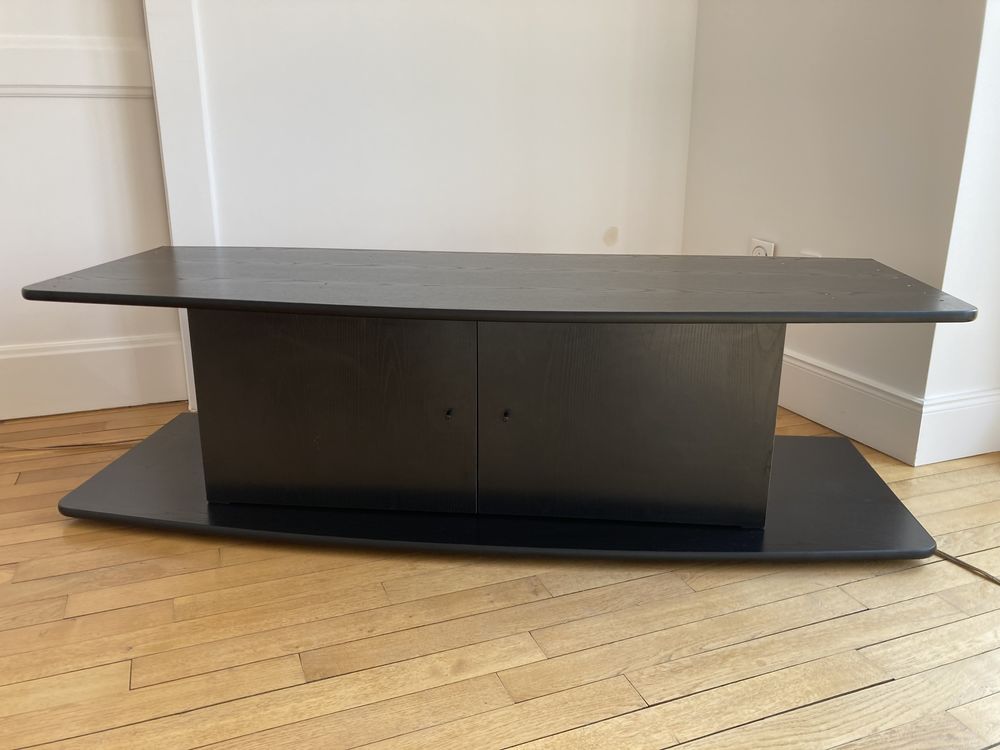 meuble de t�l� noir bois noir avec rangement int�rieur 230 Metz (57)
