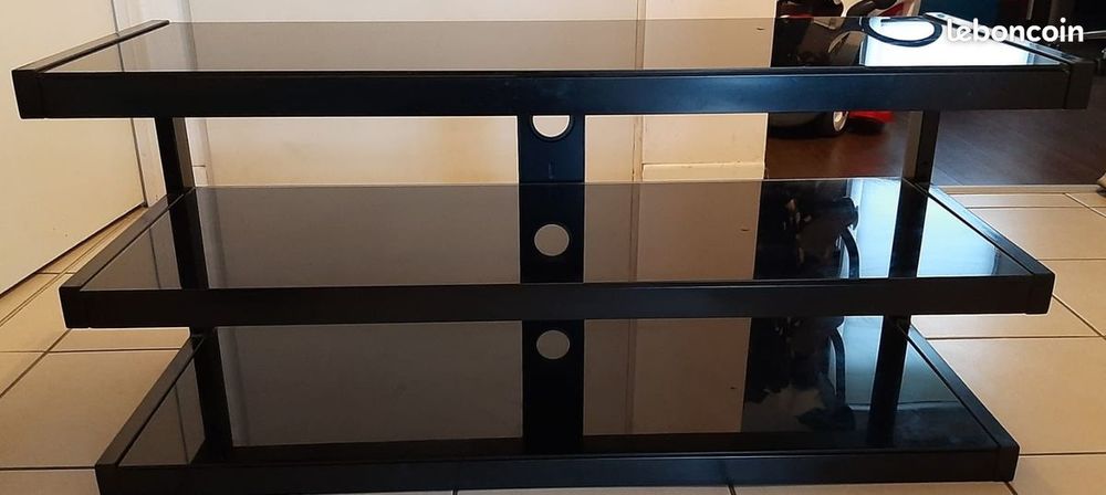 Meuble t�l� noir & vitr� 30 Toulouse (31)