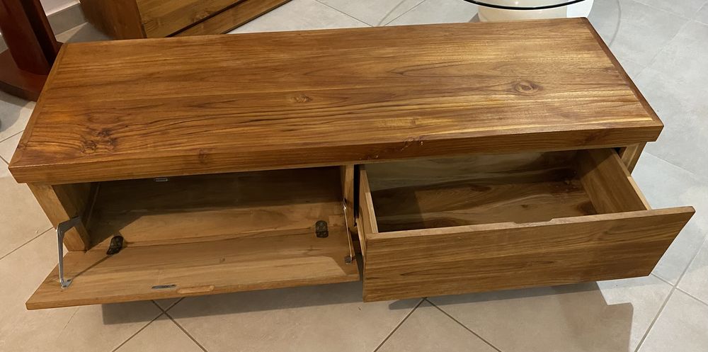 Meuble t�l� en teck 180 Grans (13)