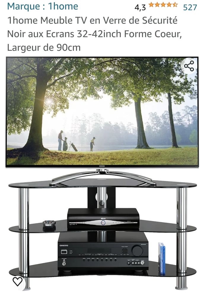 Meuble t�l� en verre forme de c?ur 3 �tag�res 
35 Port Leucate (11)