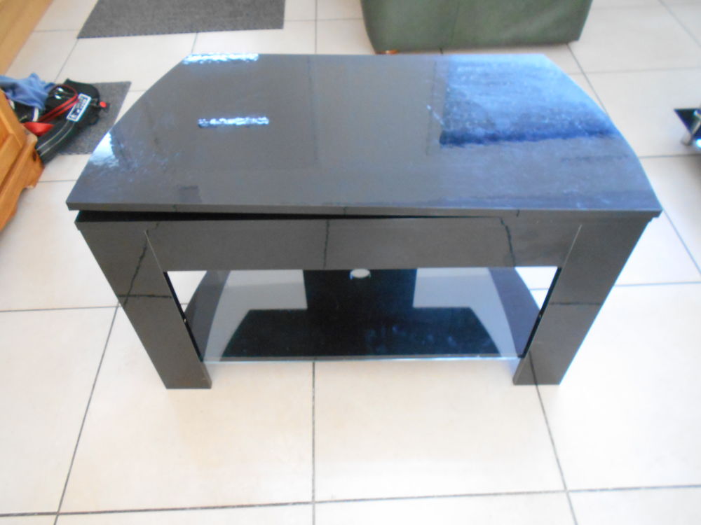 Meuble T�l�vision avec plateau tournant en parfait �tat 25 Retiers (35)