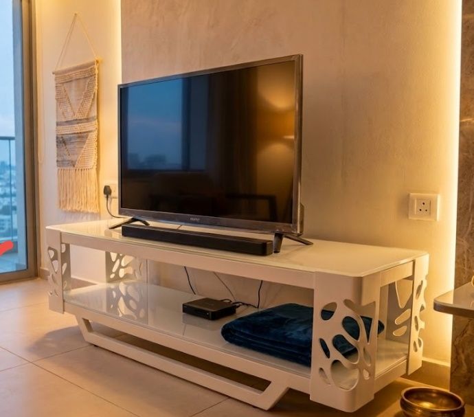 Meuble TV en tout neuf Stock limit� blanc et noir 179 Paris 1 (75)