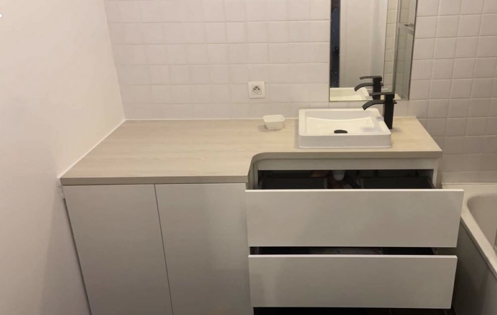 Meuble vasque + caisse lave longe 700 Aubervilliers (93)