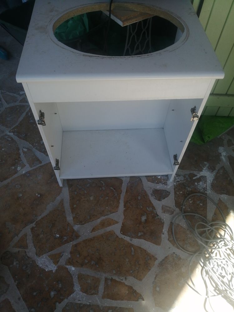 Meuble  bas sdb une vasque 50 Carc�s (83)