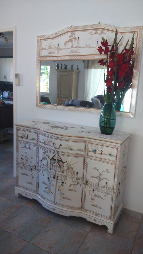 MEUBLEJAPONAIS BAS 3 PORTES 3 TIROIRS COULEURS BEIGE 750 Saint-Cyprien (66)