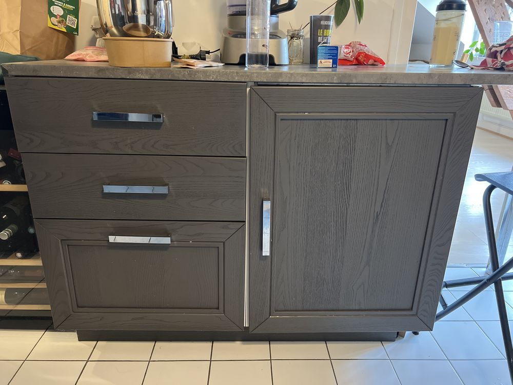 Meubles bas et plan de travail 180 Chantilly (60)