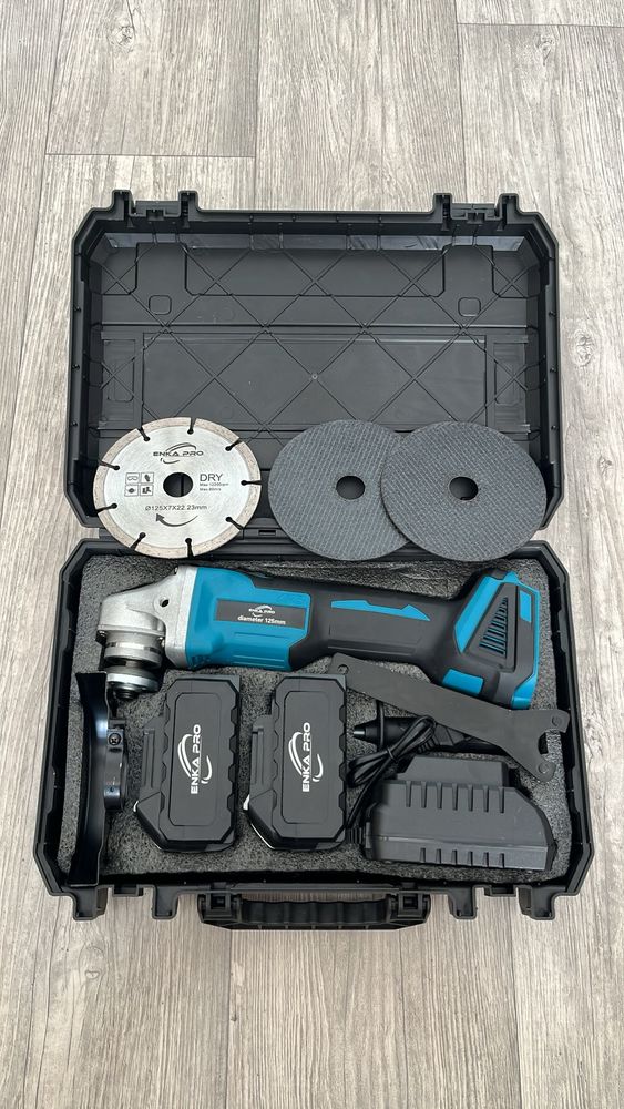 Meuleuse d'Angle Sans Fil ENKAPRO 125 mm 21V Disques Inclus 65 Paris 19 (75)