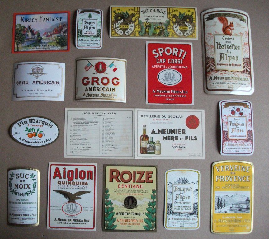 A. MEUNIER . LOTx15 [Distillerie du Gd OLAN 1841] 15 Castelnaudary (11)