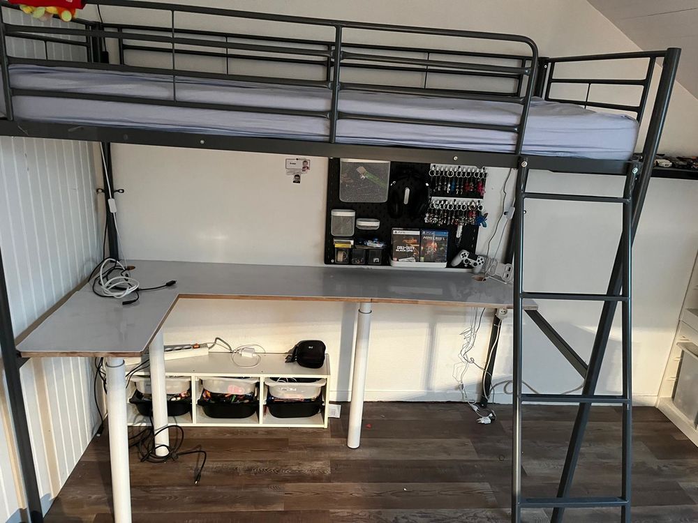 lit mezzanine 90x190cm OLE Conforama 90 Cergy (95)