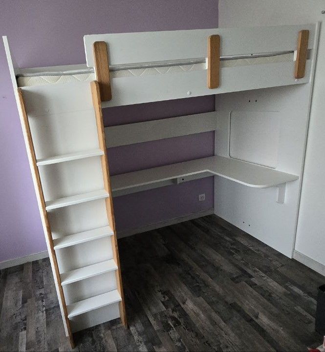 Lit mezzanine avec bureau - Everest Vertbaudet (Nantes) 130 Thouar�-sur-Loire (44)