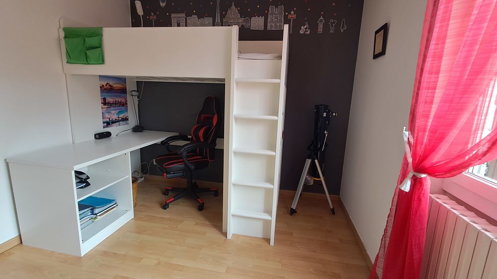 lit mezzanine bureau et �tag�res 250 Le Creusot (71)