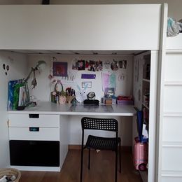 Lit mezzanine bureau Ikea 200 Saint-Chaptes (30)