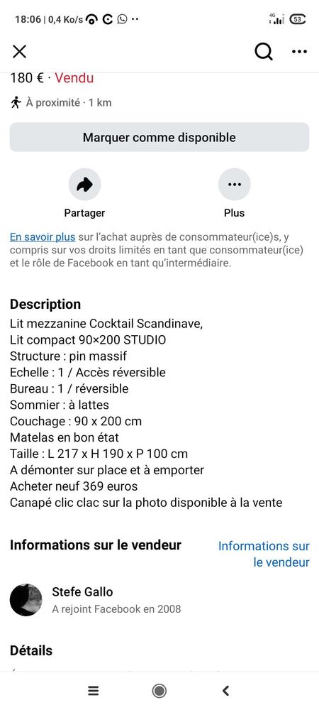 lit mezzanine coktail scandinave 150 V�traz-Monthoux (74)