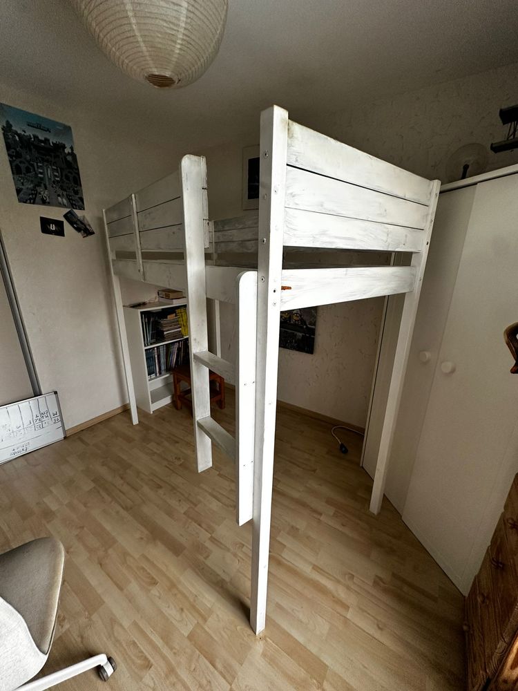 LIT MEZZANINE  90 cm x 190 cm deux hauteurs possibles 50 Castelsarrasin (82)