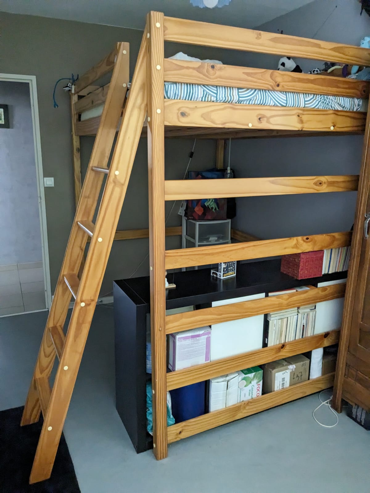 Lit Mezzanine deux places 38 Saint-Herblain (44)