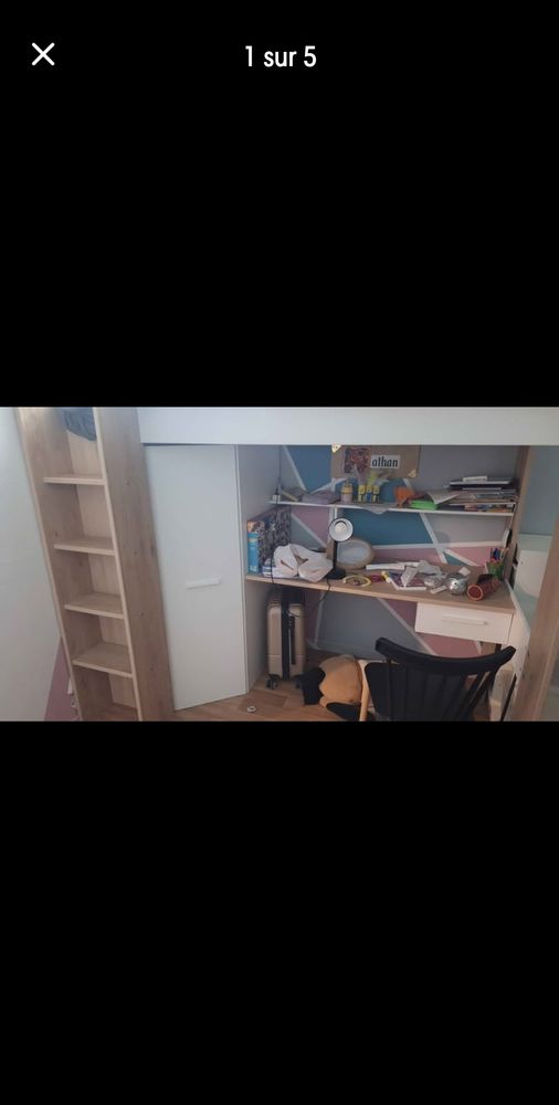 Lit mezzanine enfant 90�200 200 Paris 12 (75)