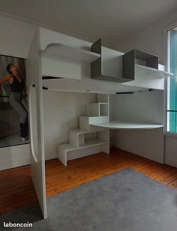 Lit mezzanine GAUTIER avec matelas 350 Brunoy (91)