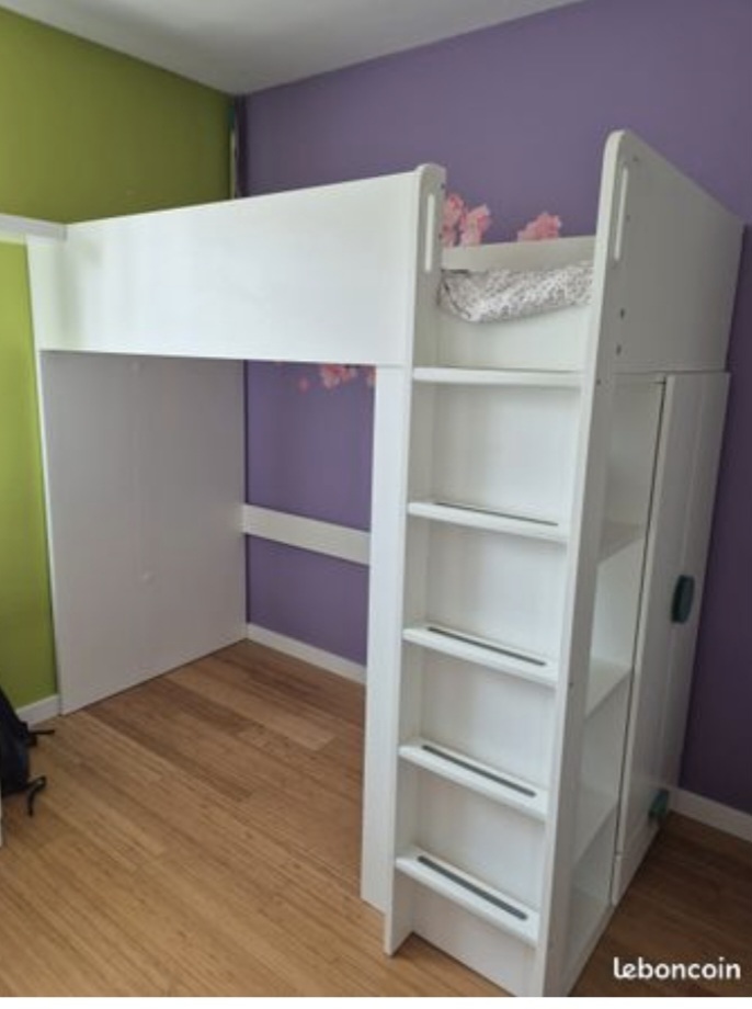 Lit mezzanine Ikea Samstad 220 Fay-de-Bretagne (44)